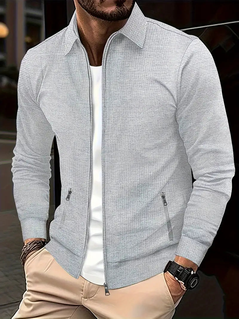 Men's Smart Zip-Through Shirt