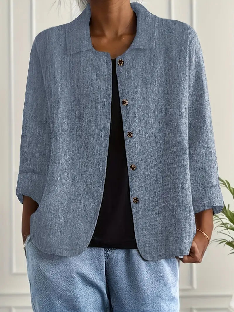 Women's Relaxed Lightweight Button-Through Jacket