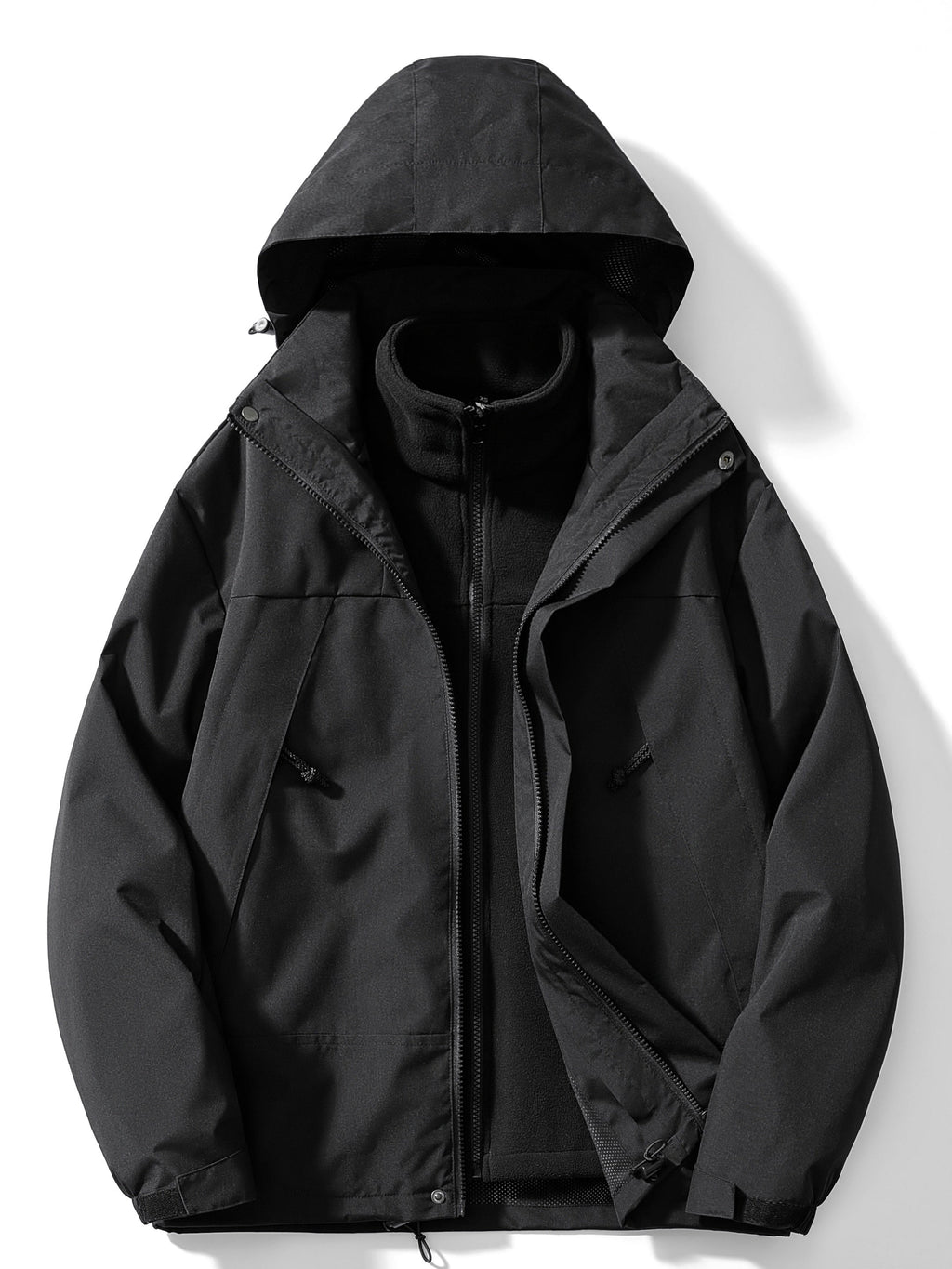 Men's Hooded 3-in-1 Outdoor Jacket
