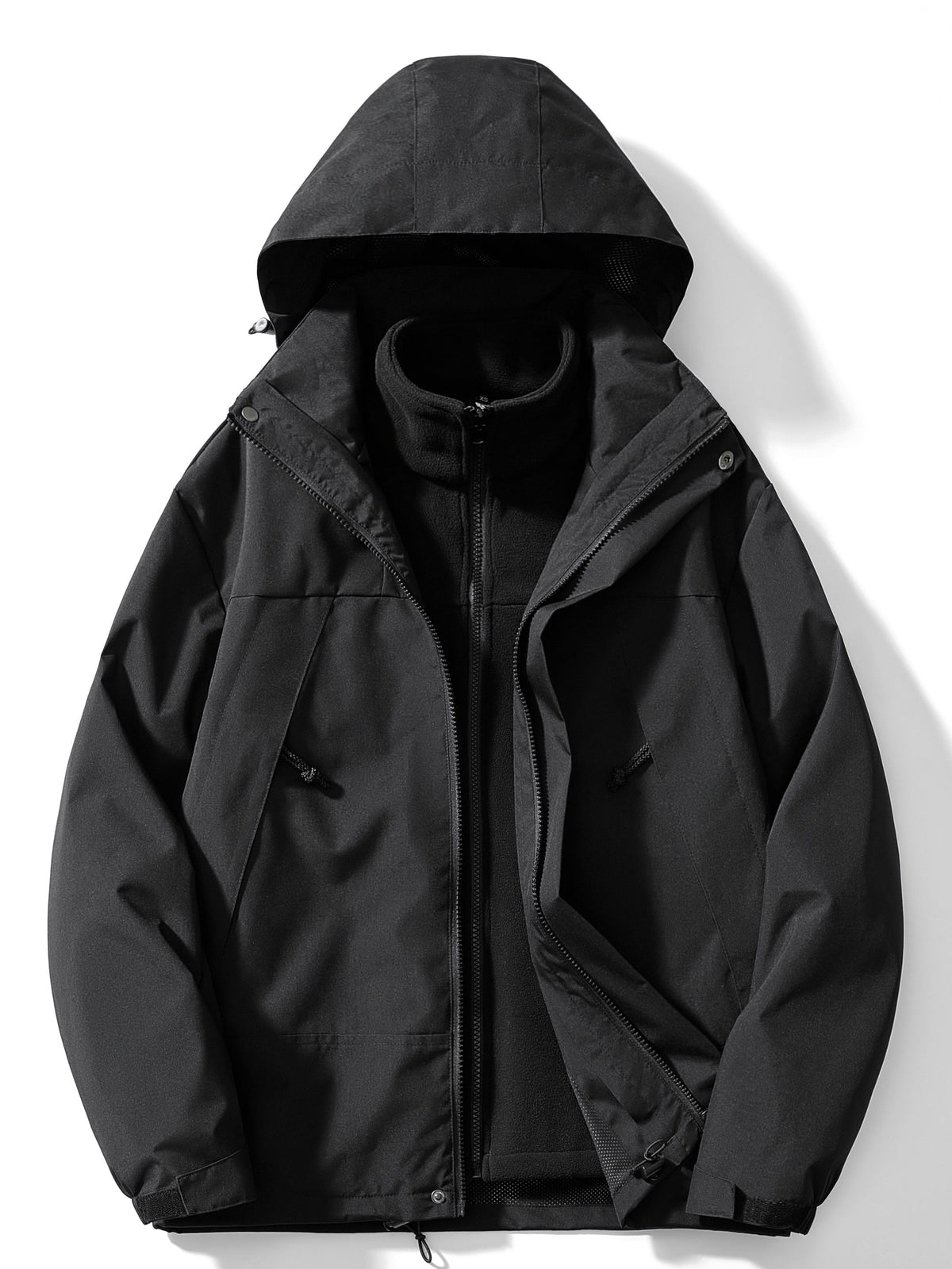 Men's Hooded 3-in-1 Outdoor Jacket