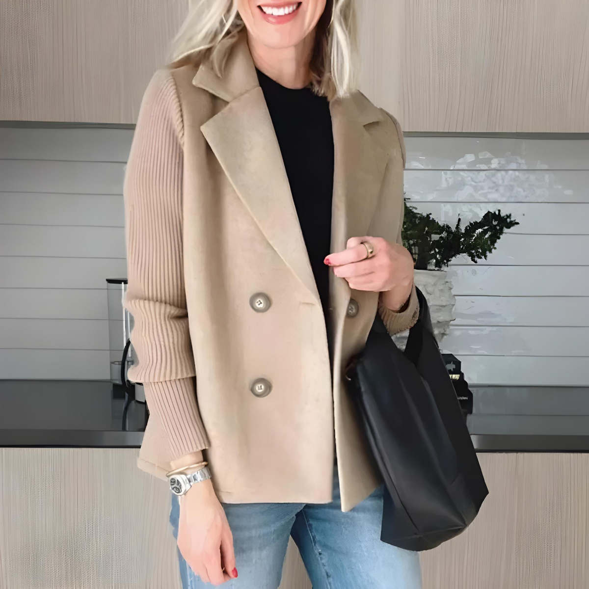 Women's Tailored Elegant Longline Topcoat