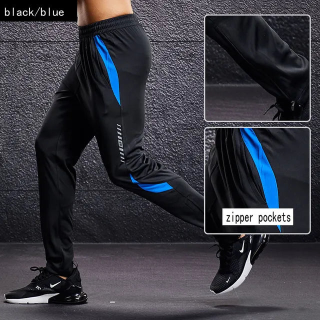 Men's Tapered Elasticated Joggers with Zip Pockets
