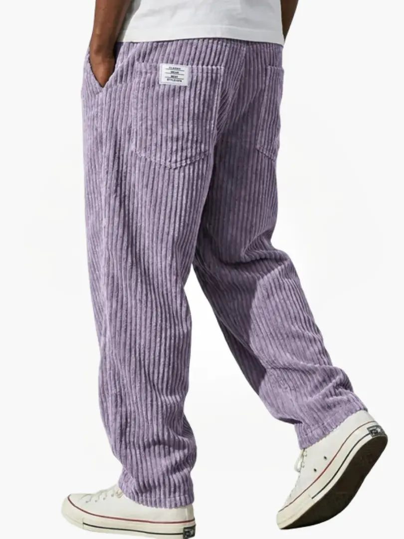Men's Everyday Drawstring Corduroy Trousers