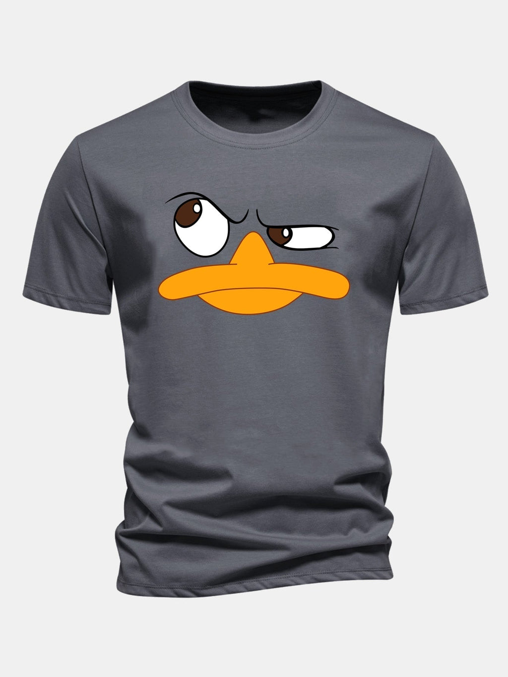 Men's Cartoon Face Graphic Tee