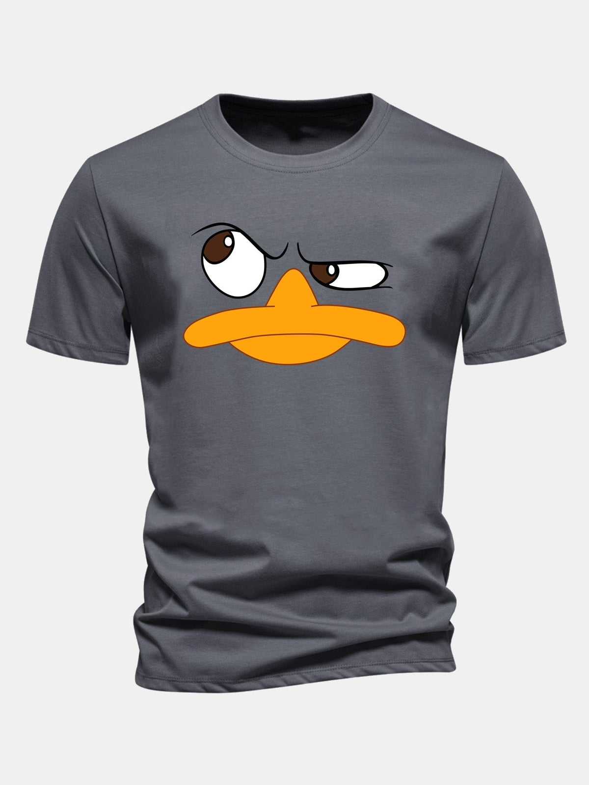 Men's Cartoon Face Graphic Tee