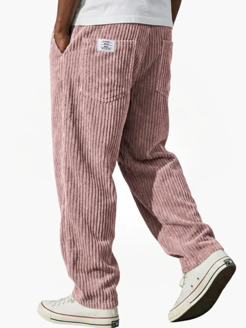 Men's Everyday Drawstring Corduroy Trousers