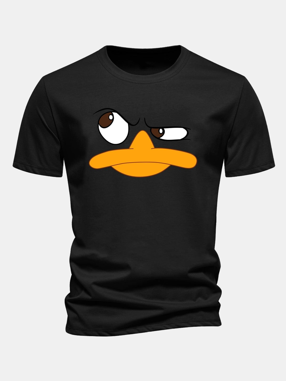 Men's Cartoon Face Graphic Tee