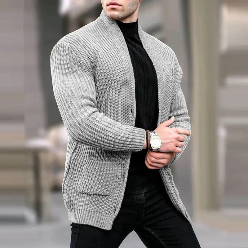 Men's Lightweight Relaxed Pocket Knit Cardigan