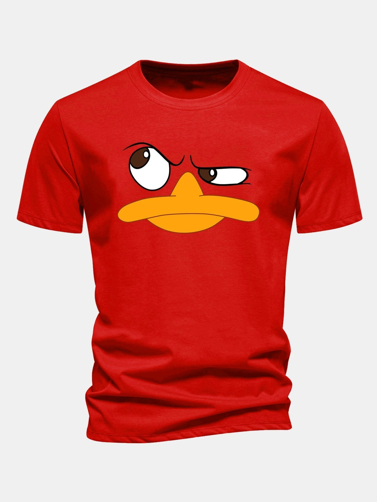 Men's Cartoon Face Graphic Tee