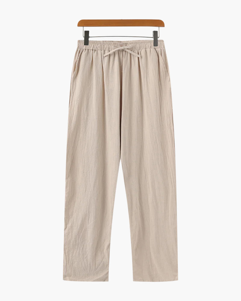 Men's Everyday Relaxed Linen Trousers