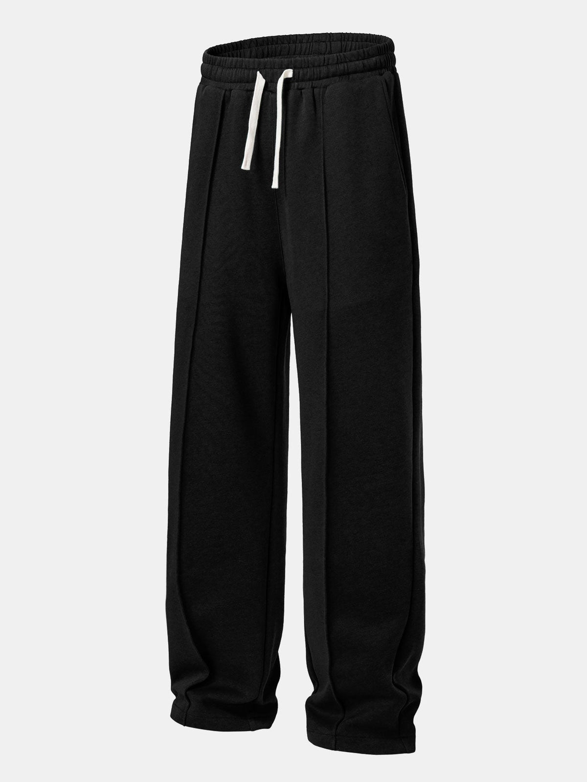 Men's Relaxed Hooded Tracksuit with Pintuck Joggers