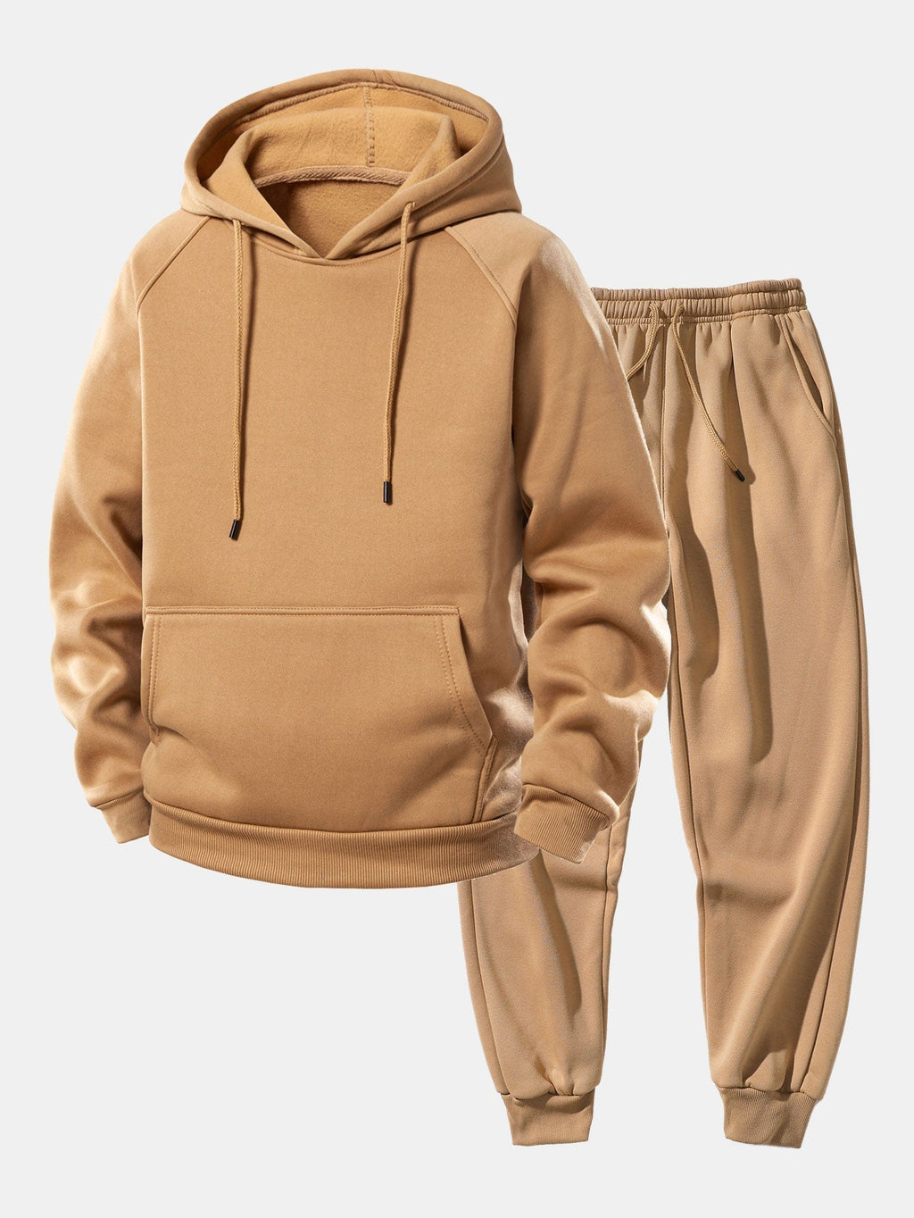 Men's Regular Fit Raglan Hooded Tracksuit