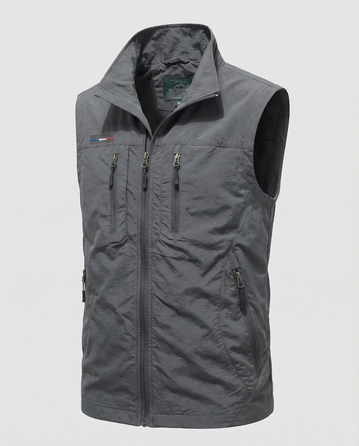 Men's Lightweight Zip-Up Utility Gilet