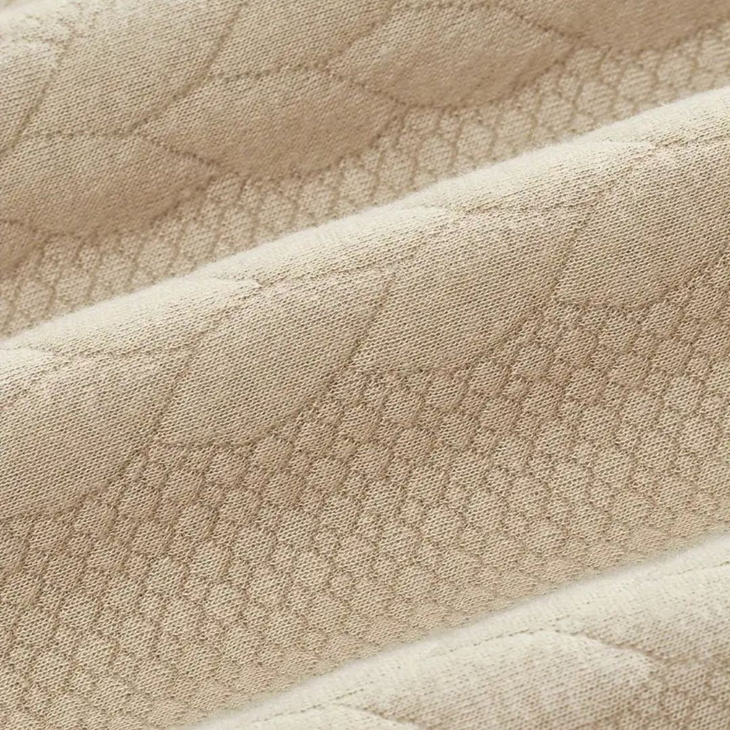 Men's Textured Yoke Cable Knit Half-Zip Pullover