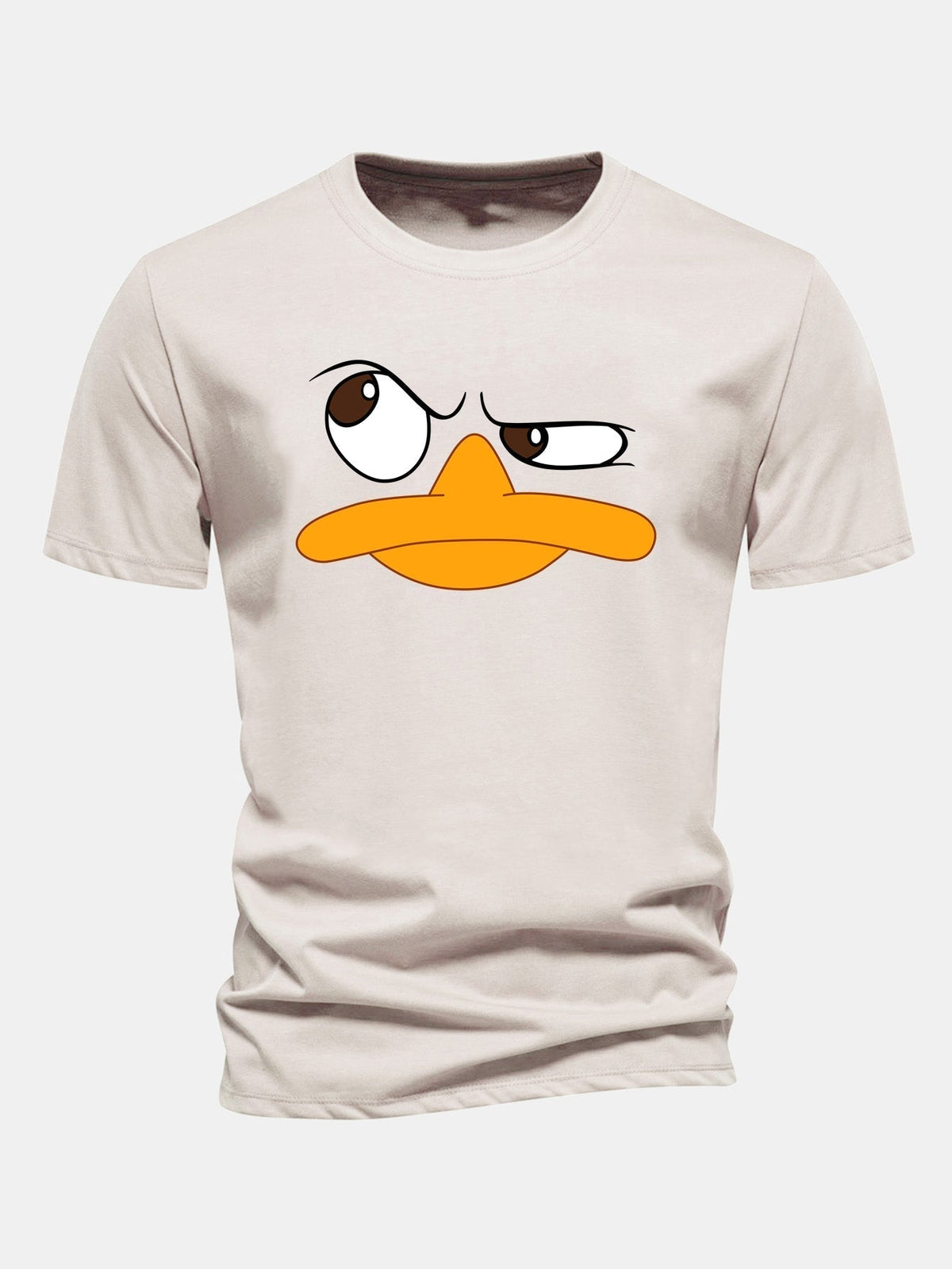 Men's Cartoon Face Graphic Tee
