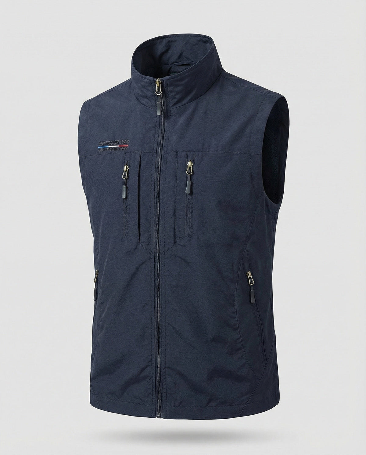 Men's Lightweight Zip-Up Utility Gilet