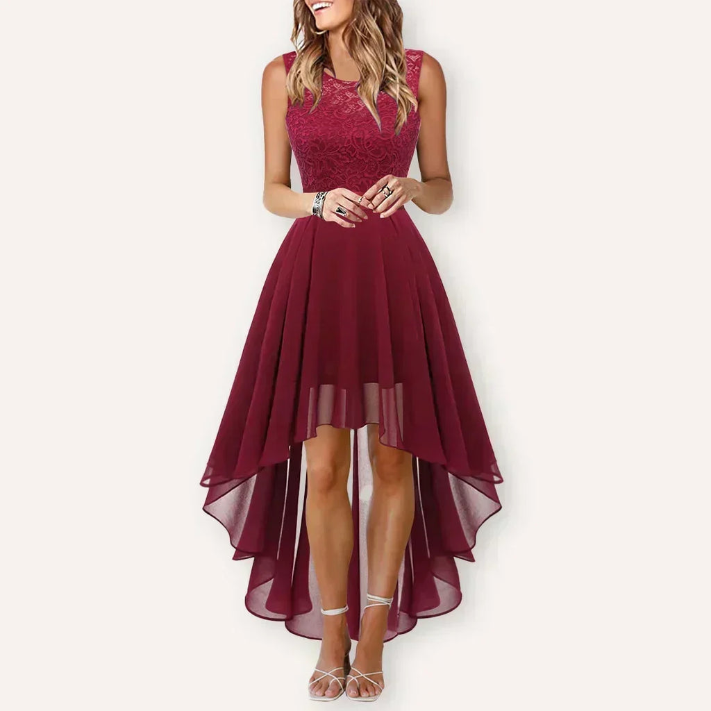 Women's Elegant High-Low Occasion Dress