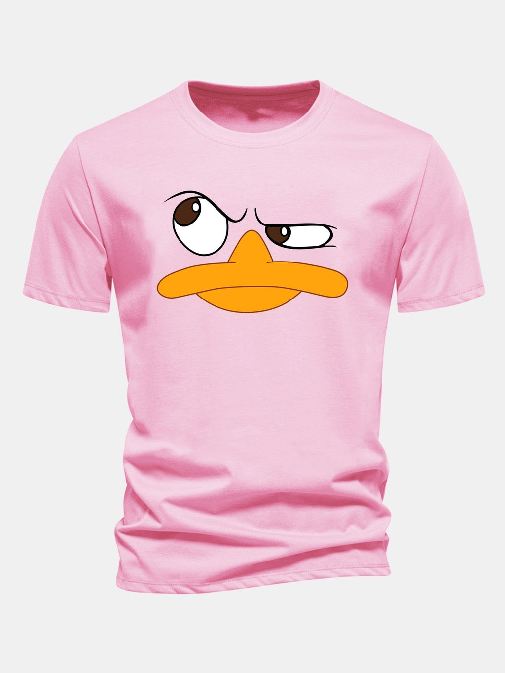 Men's Cartoon Face Graphic Tee