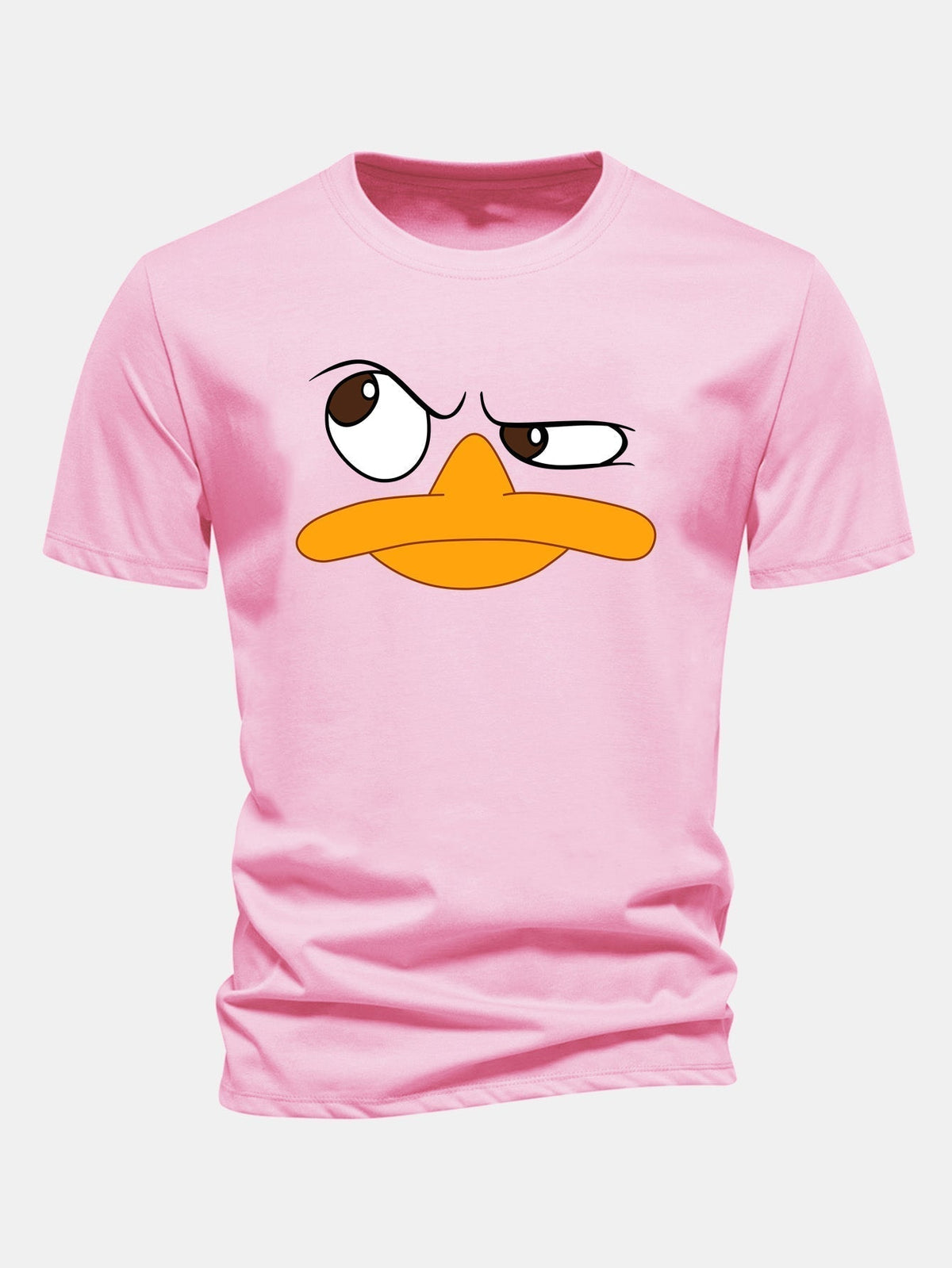 Men's Cartoon Face Graphic Tee