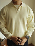 Men's Smart Casual Knitted Polo Pullover