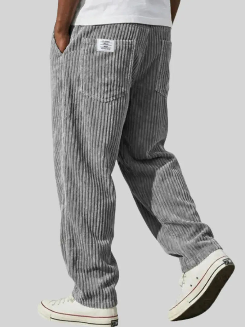 Men's Everyday Drawstring Corduroy Trousers