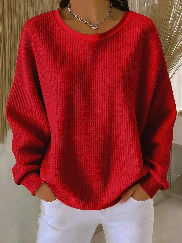Women's Textured Knit Pullover