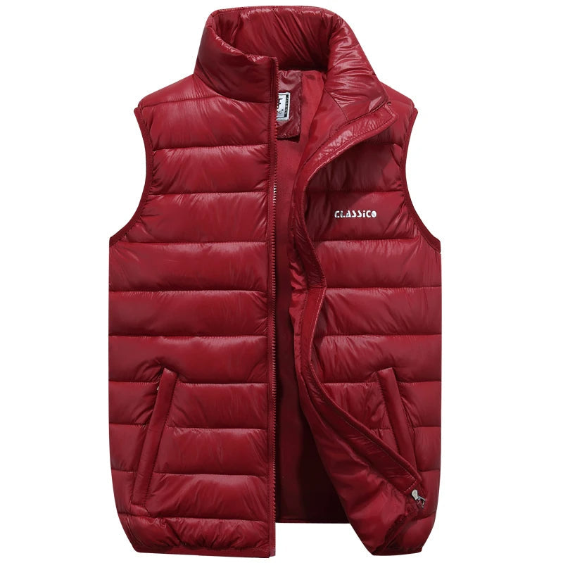 Men's Lightweight Padded Zip-Front Bodywarmer
