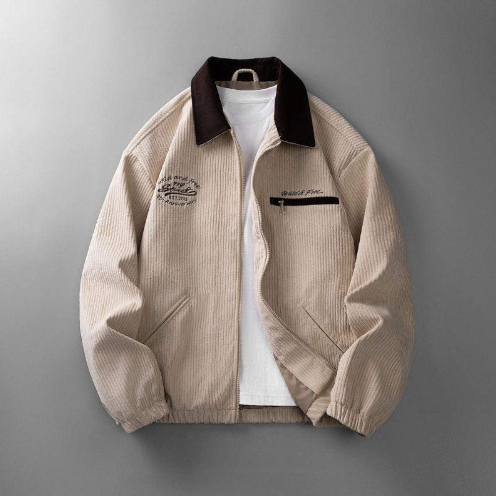 Men's Lightweight Smart Casual Zip-Through Jacket