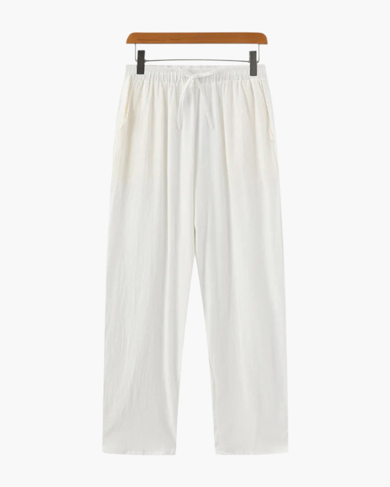 Men's Everyday Relaxed Linen Trousers