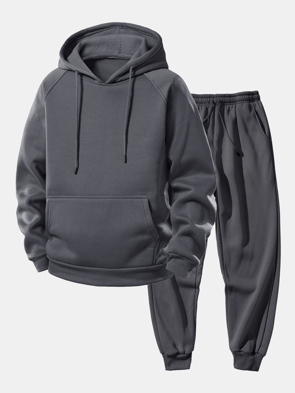 Men's Regular Fit Raglan Hooded Tracksuit