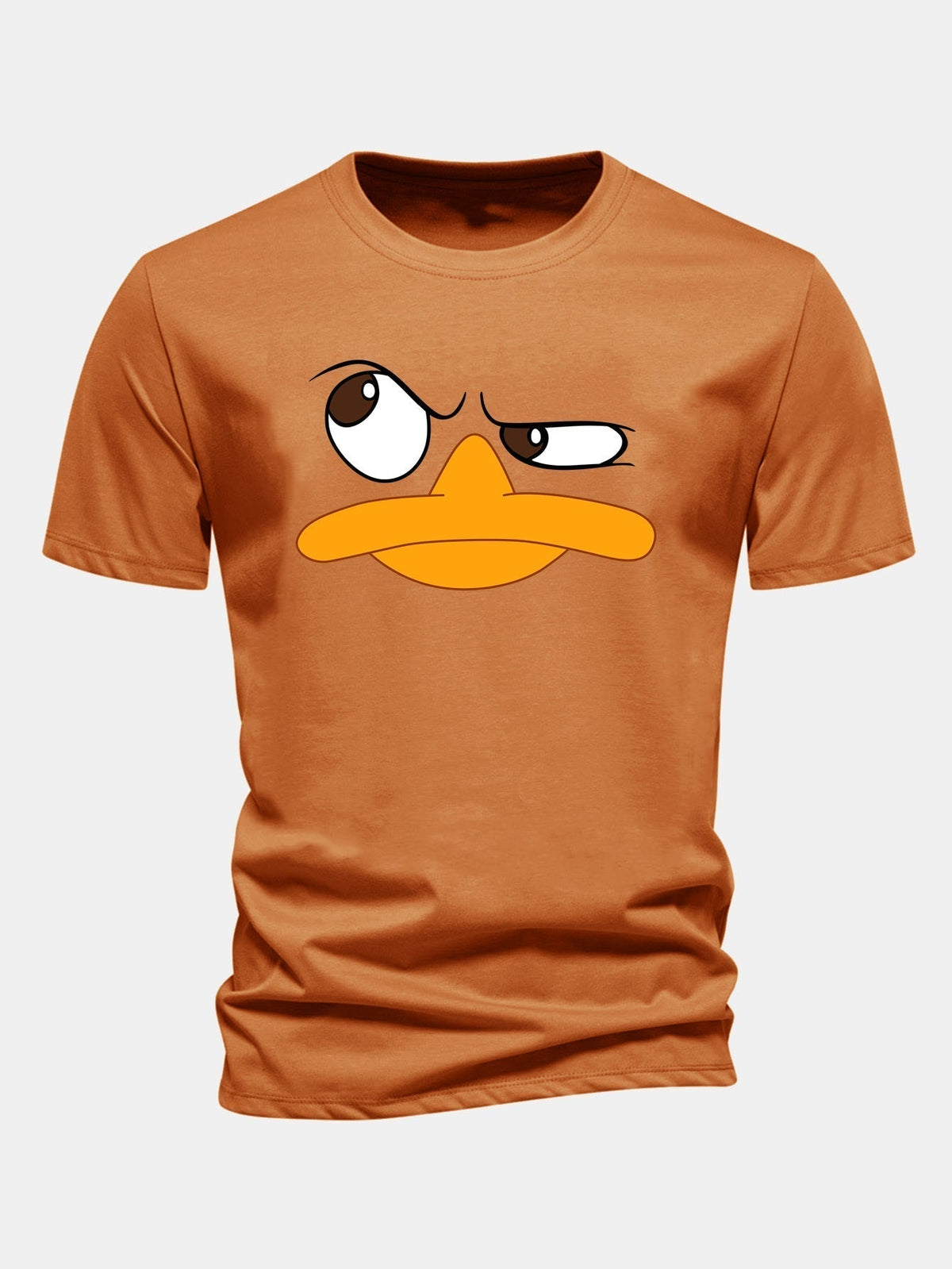Men's Cartoon Face Graphic Tee