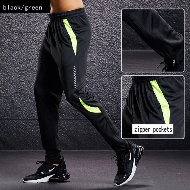 Men's Tapered Elasticated Joggers with Zip Pockets
