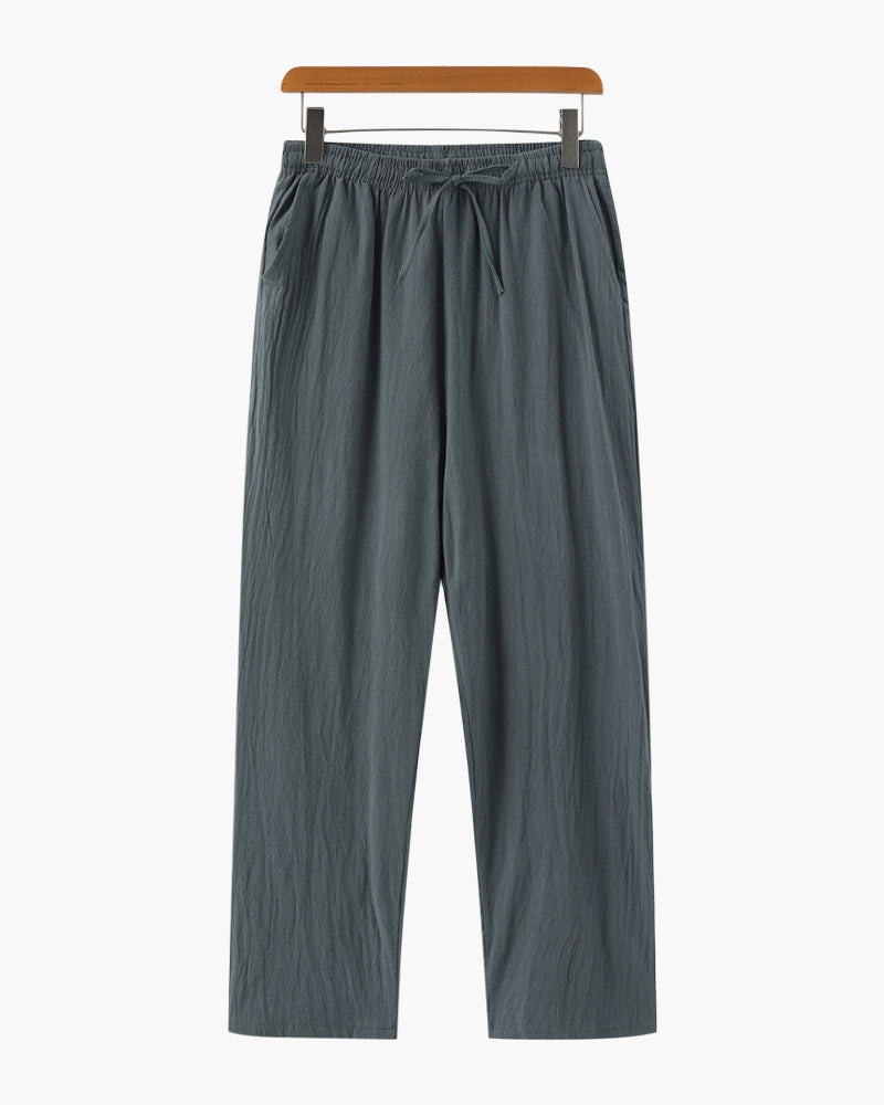 Men's Everyday Relaxed Linen Trousers