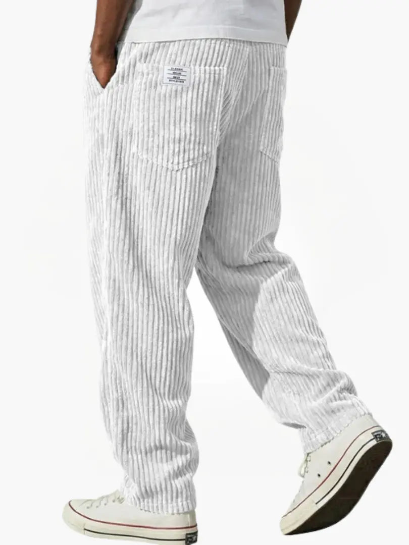 Men's Everyday Drawstring Corduroy Trousers