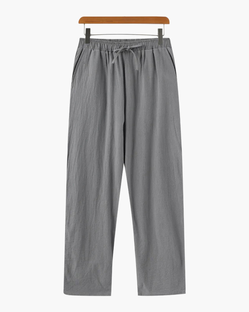 Men's Everyday Relaxed Linen Trousers