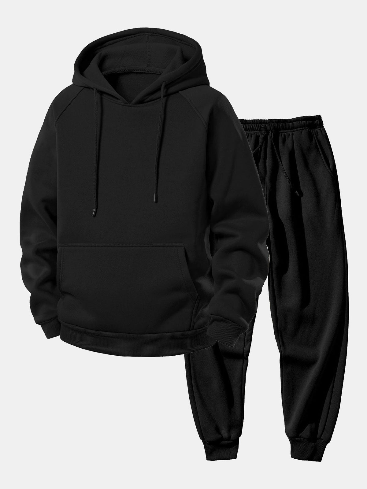 Men's Regular Fit Raglan Hooded Tracksuit