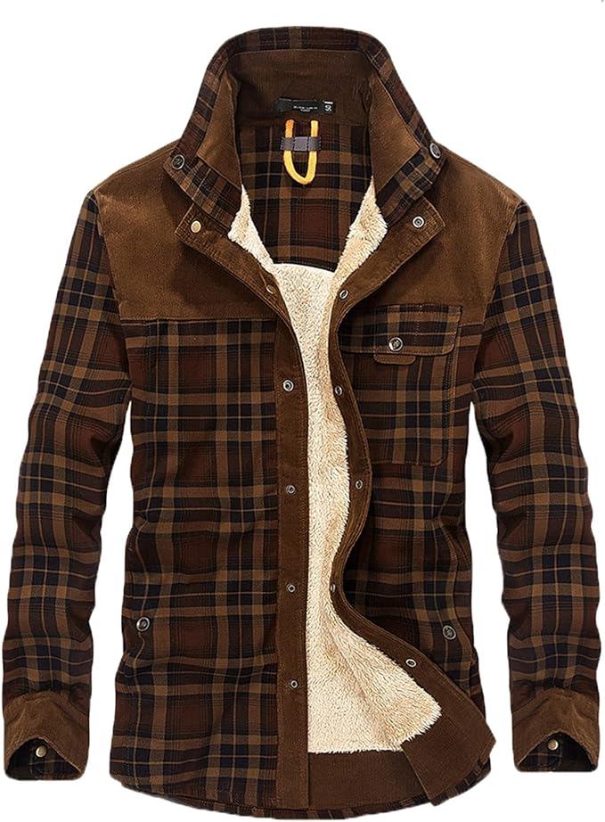 Men's Cotton Blend Borg-Lined Field Jacket