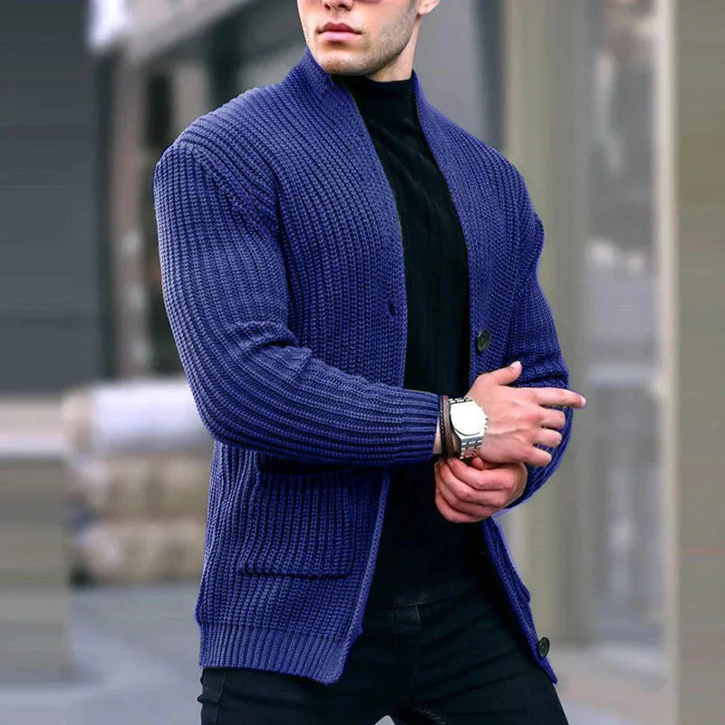 Men's Lightweight Relaxed Pocket Knit Cardigan