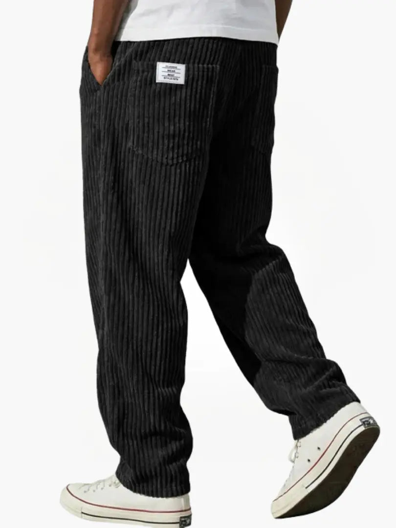 Men's Everyday Drawstring Corduroy Trousers