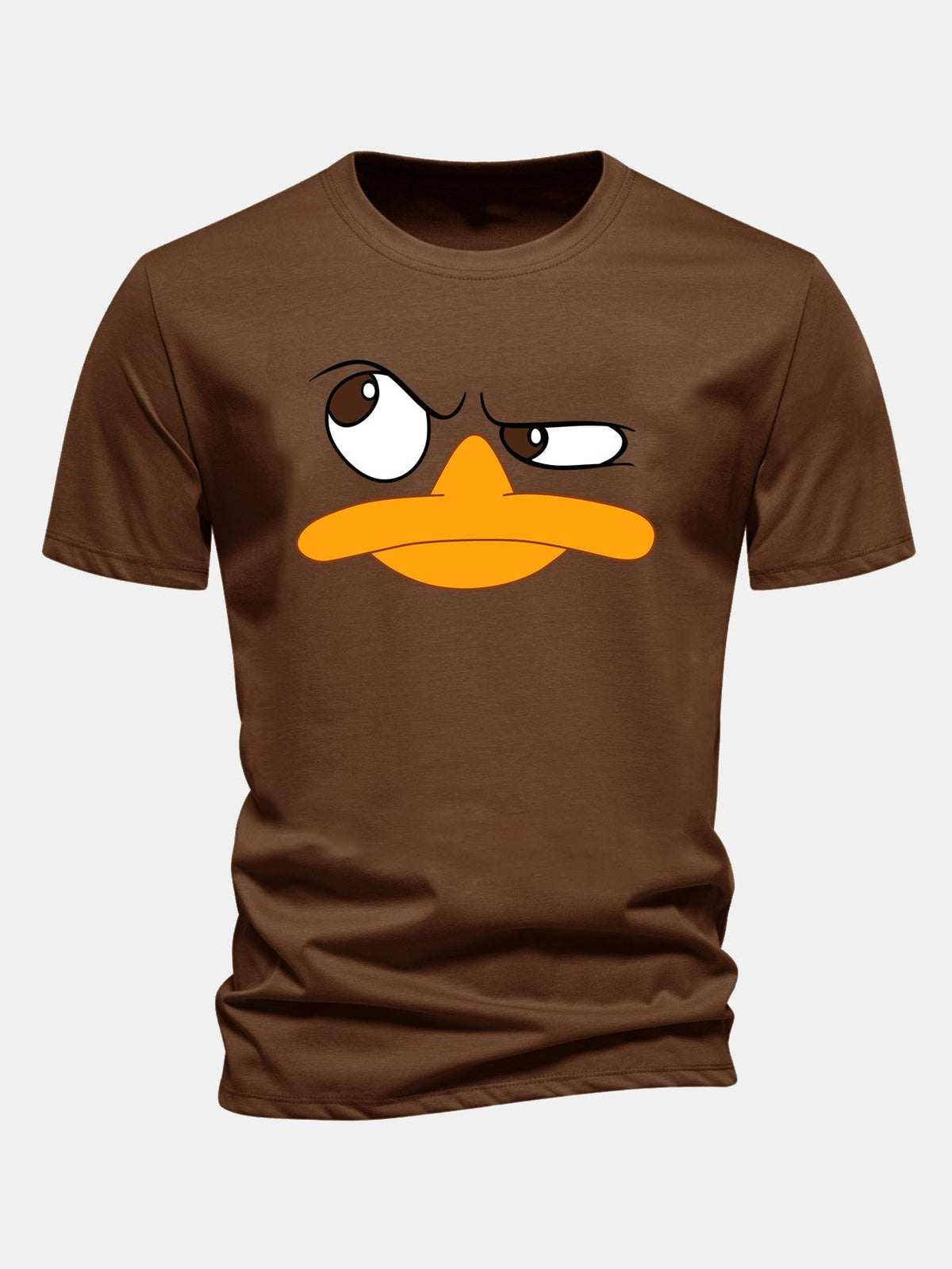 Men's Cartoon Face Graphic Tee