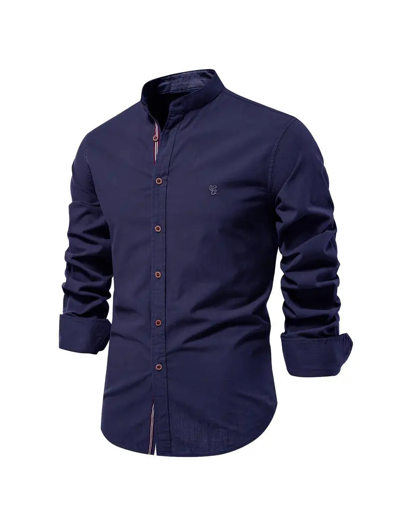 Men's Classic Breathable Button-Front Shirt