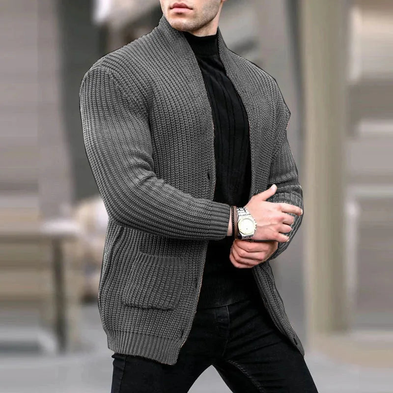 Men's Lightweight Relaxed Pocket Knit Cardigan