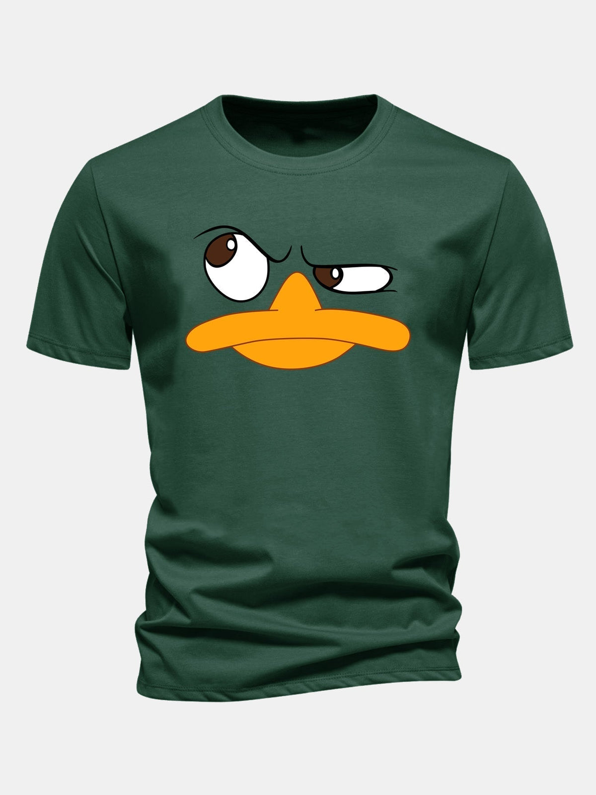 Men's Cartoon Face Graphic Tee