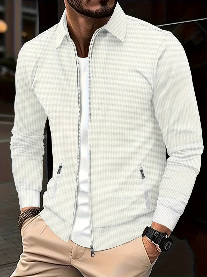 Men's Smart Zip-Through Shirt