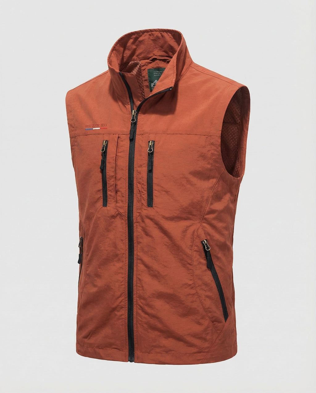 Men's Lightweight Zip-Up Utility Gilet
