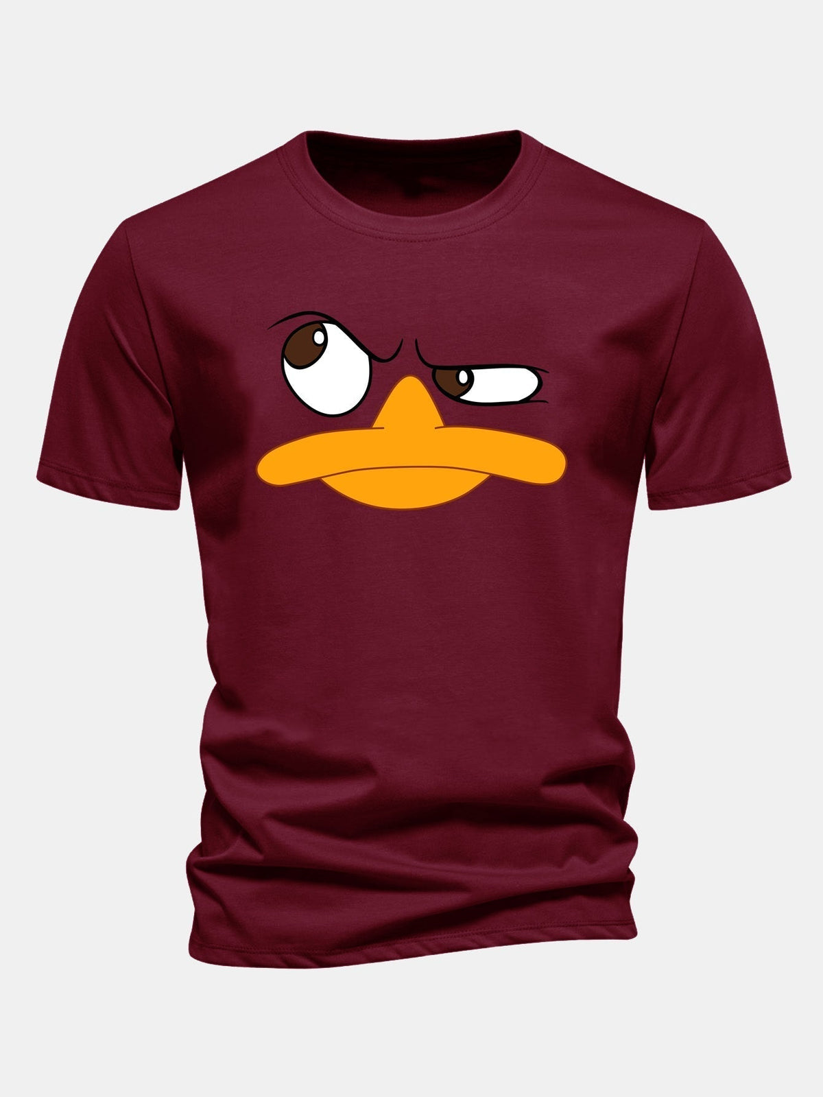 Men's Cartoon Face Graphic Tee