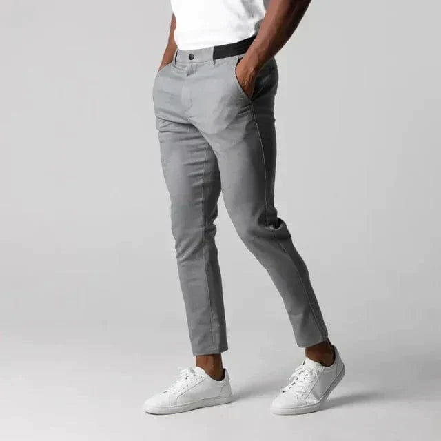 Men's Smart Casual Slim Chino Trousers