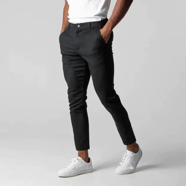 Men's Smart Casual Slim Chino Trousers