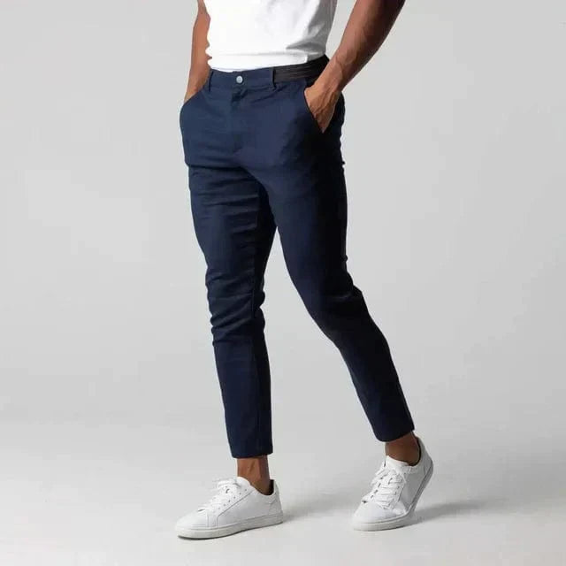 Men's Smart Casual Slim Chino Trousers