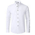 Men's Slim Fit Crease-Resistant Stretch Formal Shirt